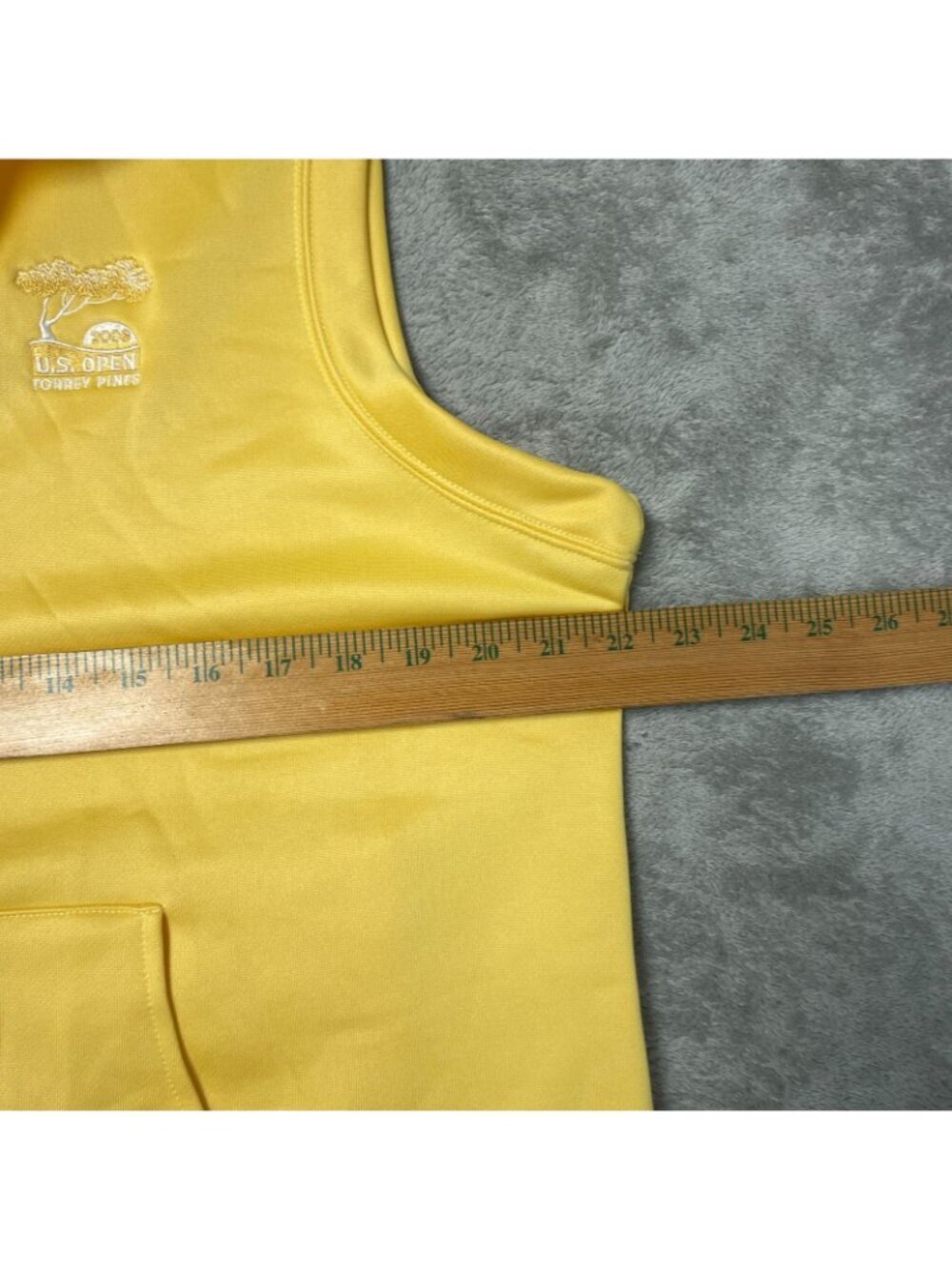 Ashworth Women's XL Performance Yellow Vest jacket Full Zip i2059 - Picture 4 of 10